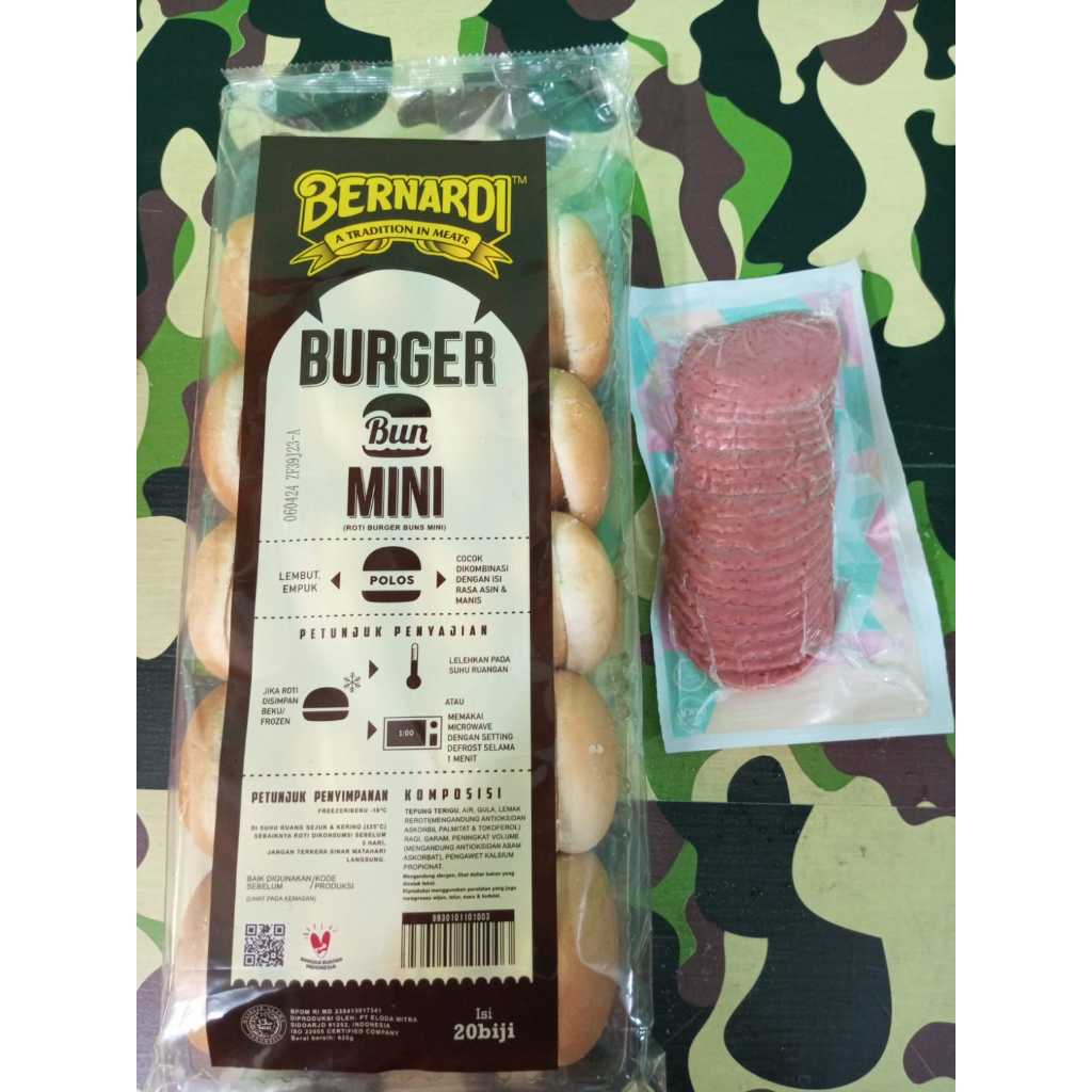 

PAKET BURGER BERNADI ISI 20