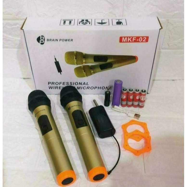 MIC wireles microphone bluetooth dengan Receiver System