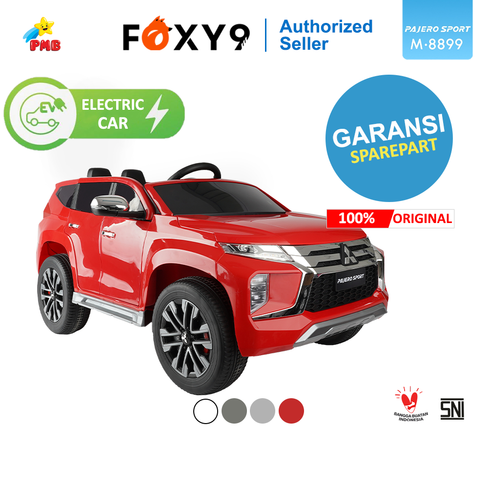 Mobil Aki Anak PMB M8899 PAJERO SPORT Mainan Mobil Mobilan Remot