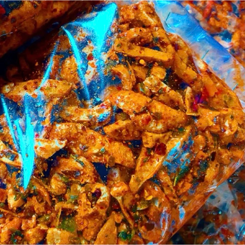 

basreng pedas daun jeruk 1kg, viral bumbu melimpah