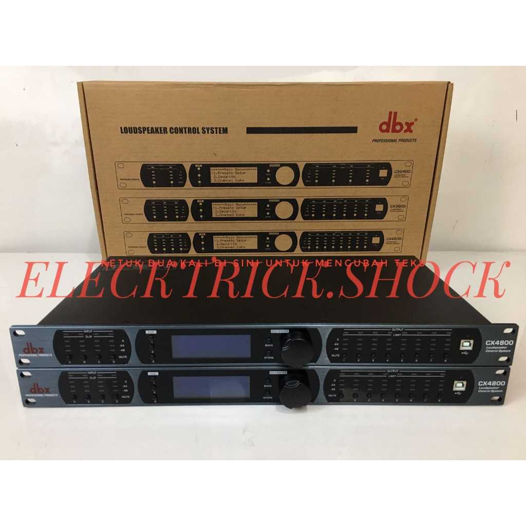 Speaker Management DBX CX4800 / CX 4800 / CX-4800 DRIVE RACK