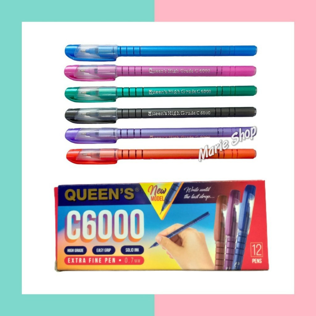 

Marie Shop ➡️ PULPEN FASTER C6000 QUEEN HITAM BLACK / BOLPOINT PULPEN PEN PERLENGKAPAN KANTOR DAN SEKOLAH