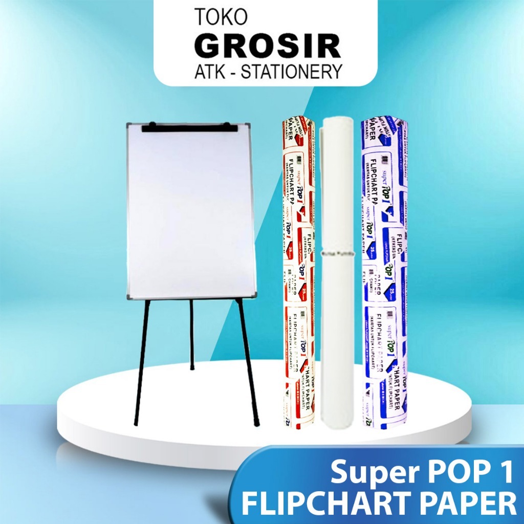

Super Pop1 Flipchart Paper 60x90cm 25 lembar