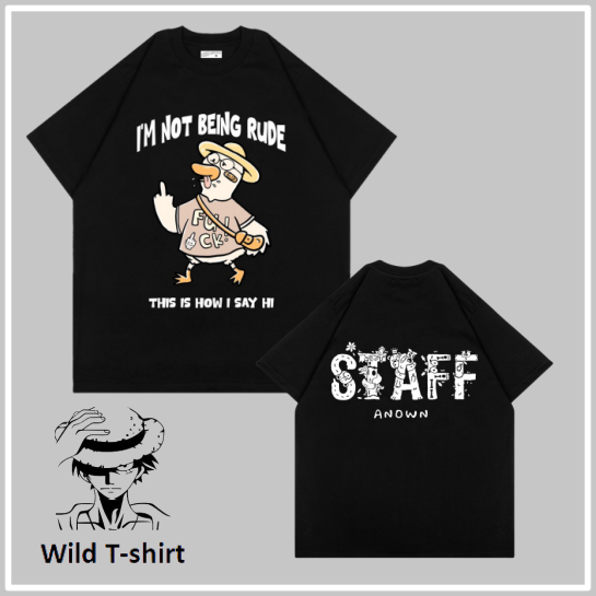 [Bestselling] STAFF T-SHIRT // BLACK /