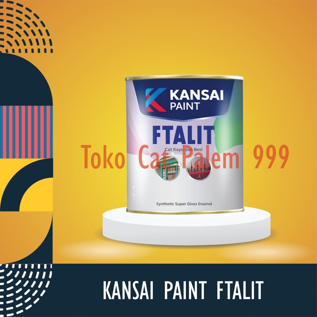 CAT FTALIT 1 KG CAT MINYAK / CAT KAYU BESI WARNA SILVER KODE 998