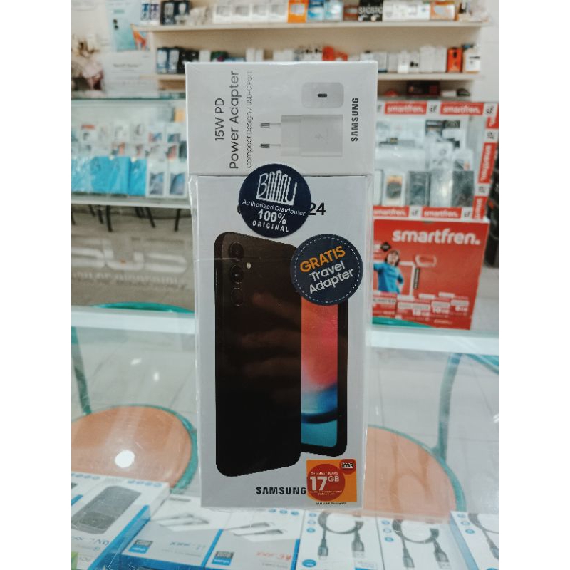 Samsung A24 4G Ram 8/128gb baru PlasmaPonsel