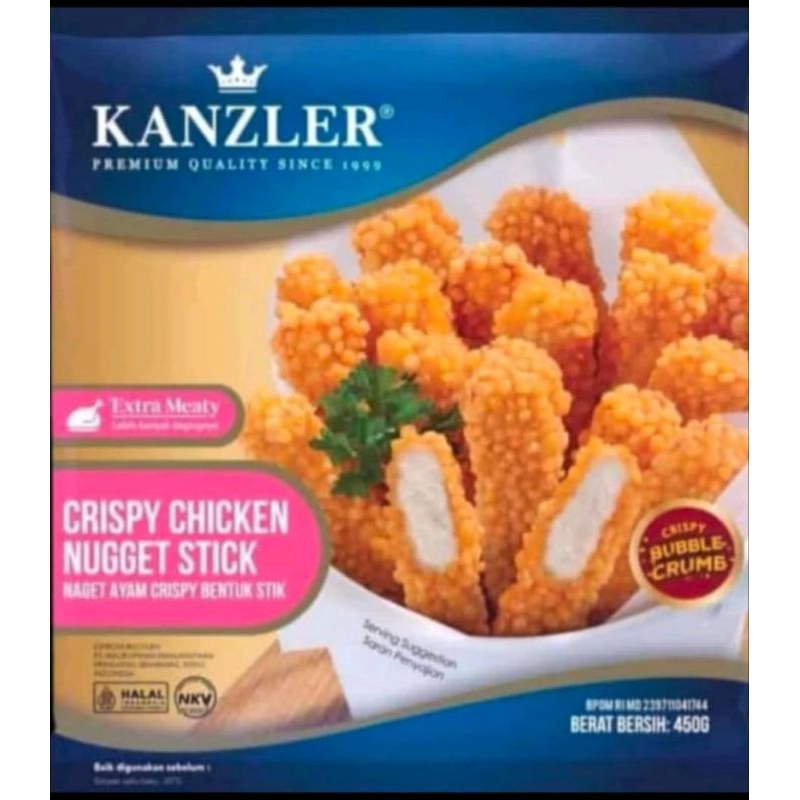 

Kanzler Crispy Chicken Nugget Stick 450gr