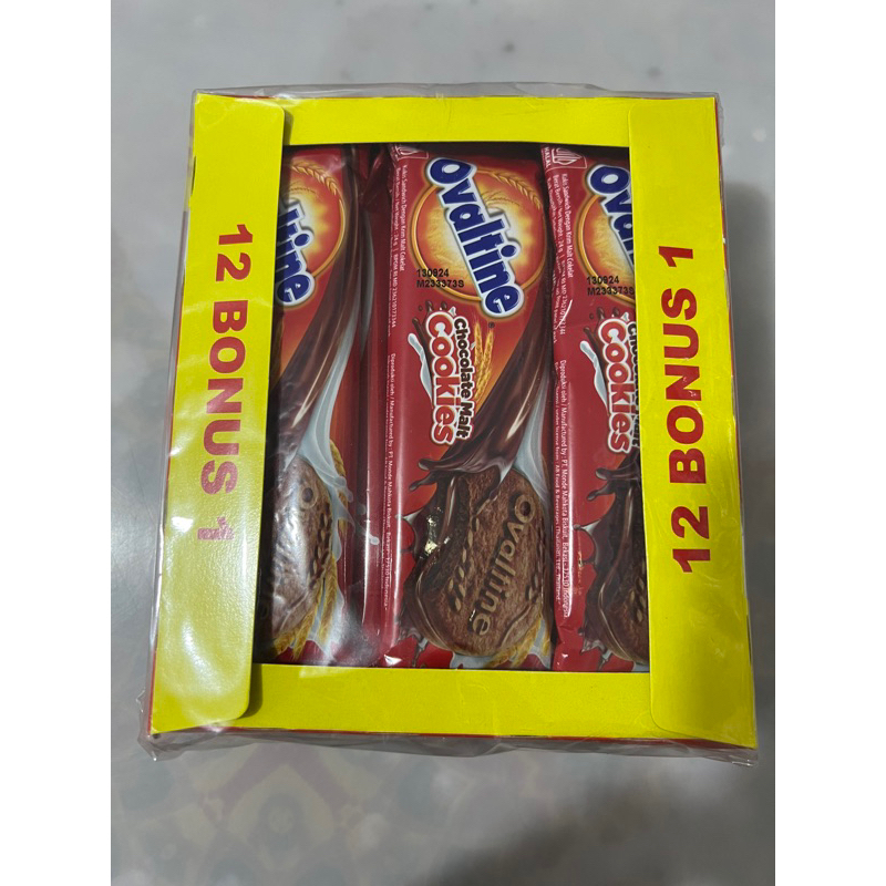 

Ovaltine Cookie Chocolate Malt Per Box isi 12 pcs