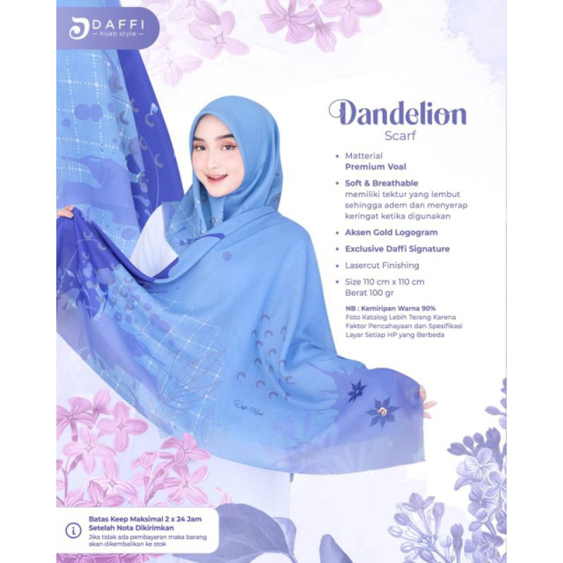SEGI EMPAT VOAL MOTIF TERBARU DAFFI HIJAB SEGI EMPAT PREMIUM DAFFI