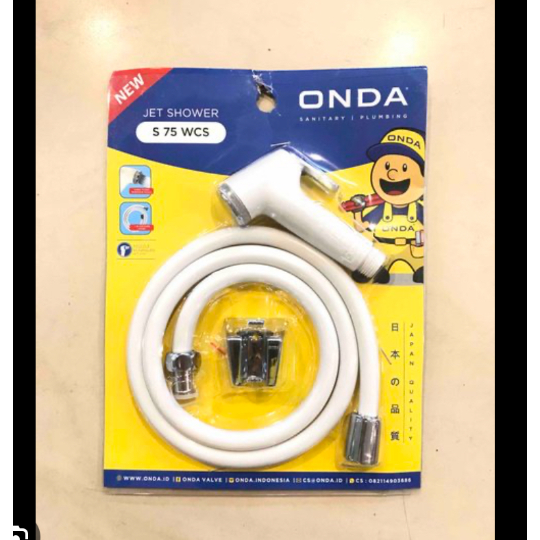 Kran Closet Duduk ONDA Jet Shower Cebok Bidet S 75 WCS