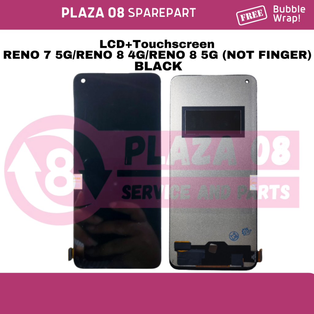 LCD+Touchscreen OPPO RENO 7 5G/RENO 8 4G/RENO 8 5G (NOT FINGER) BLACK