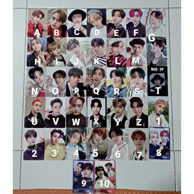 

Straykids photocards official Lee Know Han Bangchan Seungmin I.N Unit Oddinary Nacific