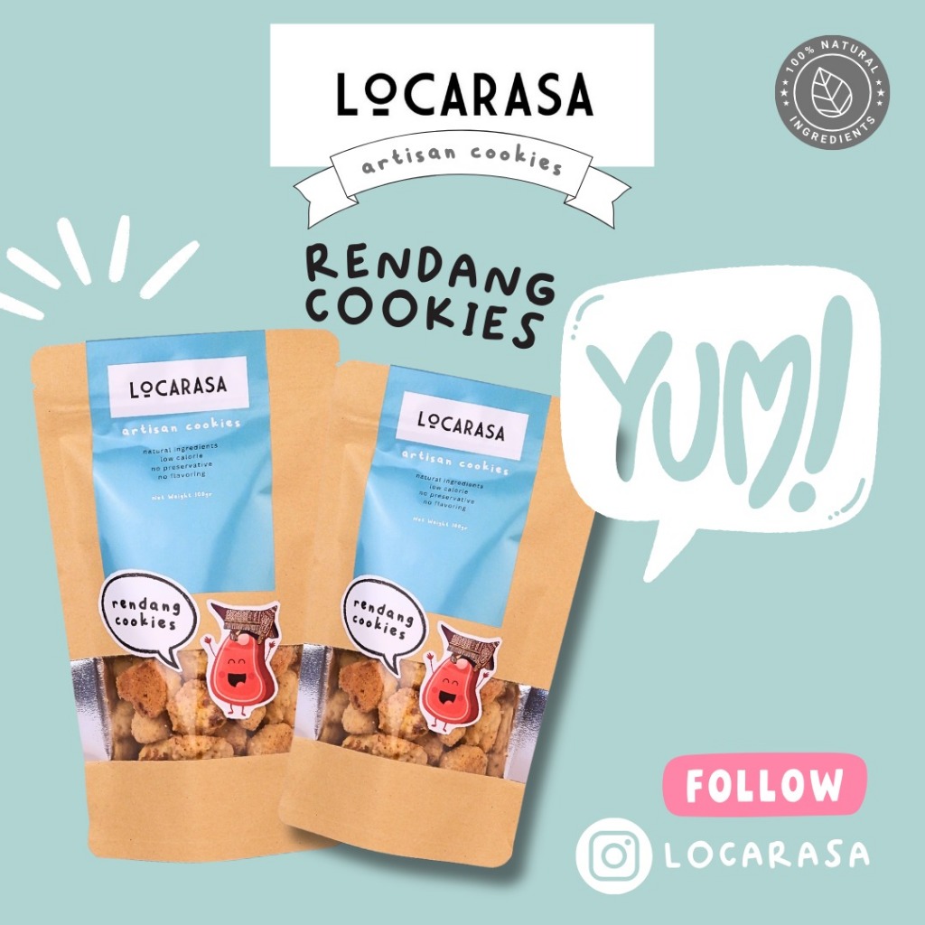 

LOCARASA - Kue Kering Premium Rendang Cookies (2x100gr)