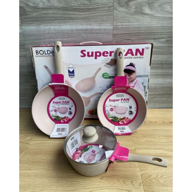 BOLDE SUPER PAN PANCI SET 3 IN 1 BEIGE