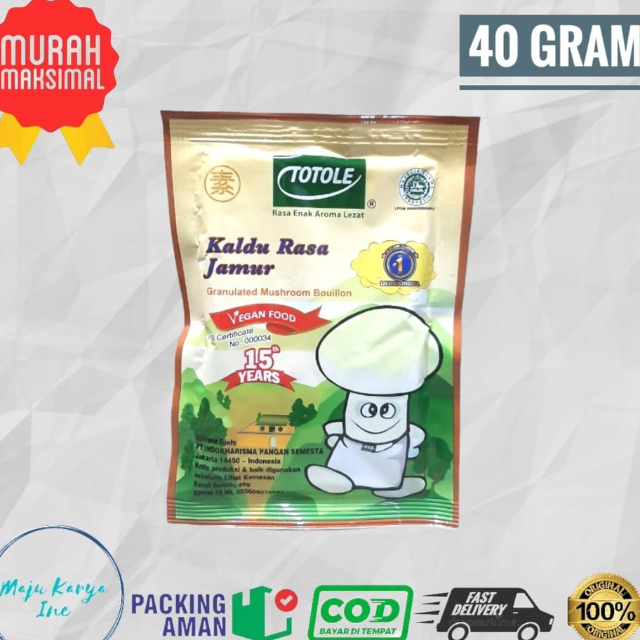 

Ready Totole Kaldu Jamur 40 Gram