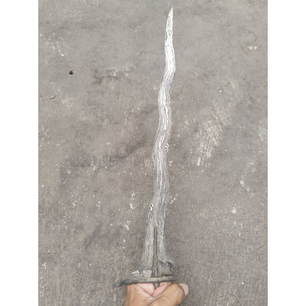 Keris Balebang luk 7 pamor Pedaringan Kebak