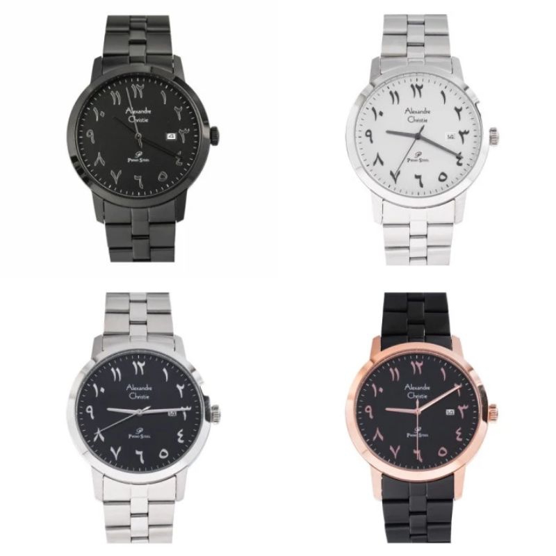 Jam Tangan Pria Alexandre Christie AC 1024 AC1024 Rantai Original Garansi Resmi 1 Tahun