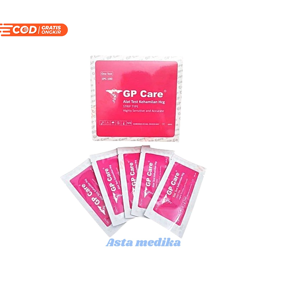 ➡✡✼ Alat Test Kehamilan Strip GP Care TestPack Strip GP Care Tes Strip GP Care Sterile Alat tes Keha