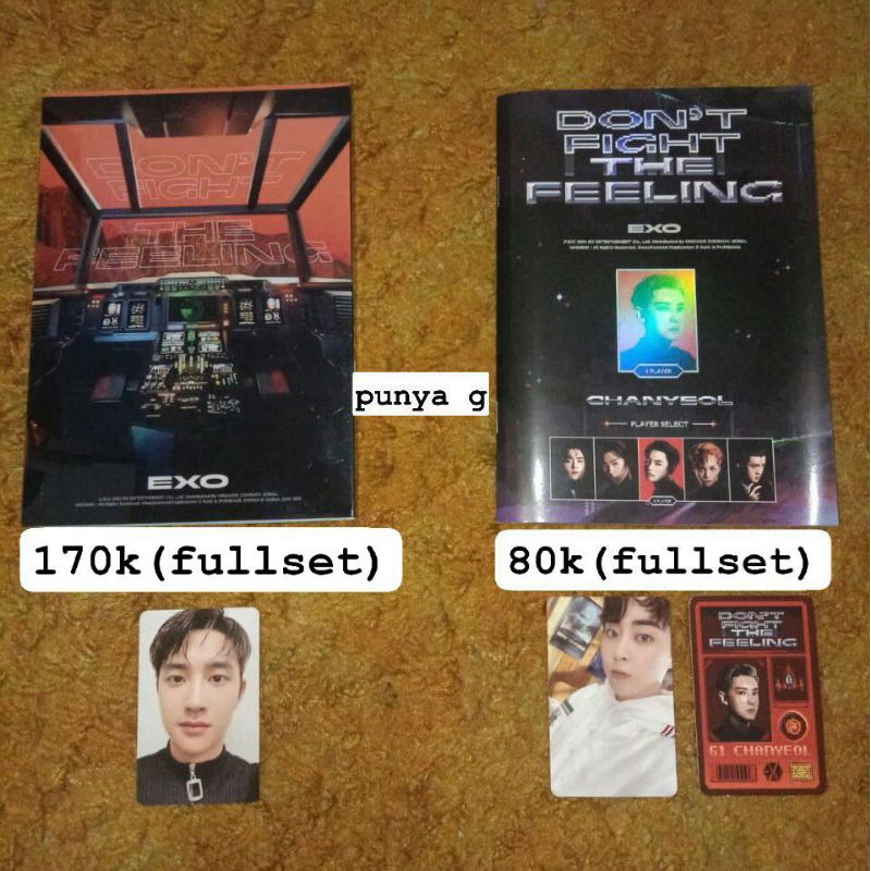 WTS PC EXO DFTF & EXO-SC WHAT A LIFE CHANYEOL XIUMIN D.O.