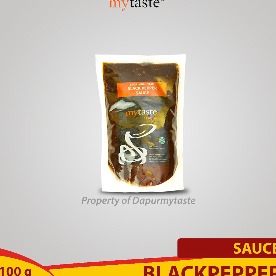 

Ready Stock My Taste Blackpepper Sauce / saus lada hitam 100 Gram Ready