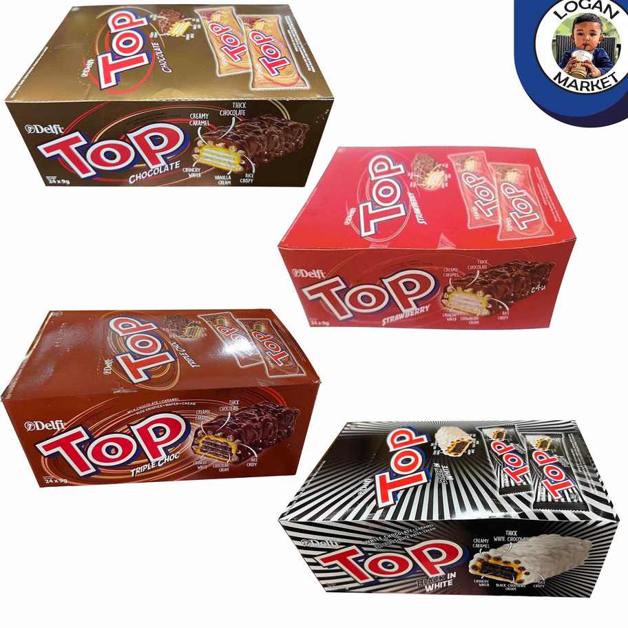 

Paling Popular Delfi Top Wafer 1 Box Isi 24 Pcs Sachet 24Pcs Coklat Terlaris