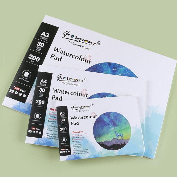 

Terlaris Giorgione Sketchbook Cat Air Watercolor Pad A4/A5 G-WB30 / Buku Gambar Cat Air