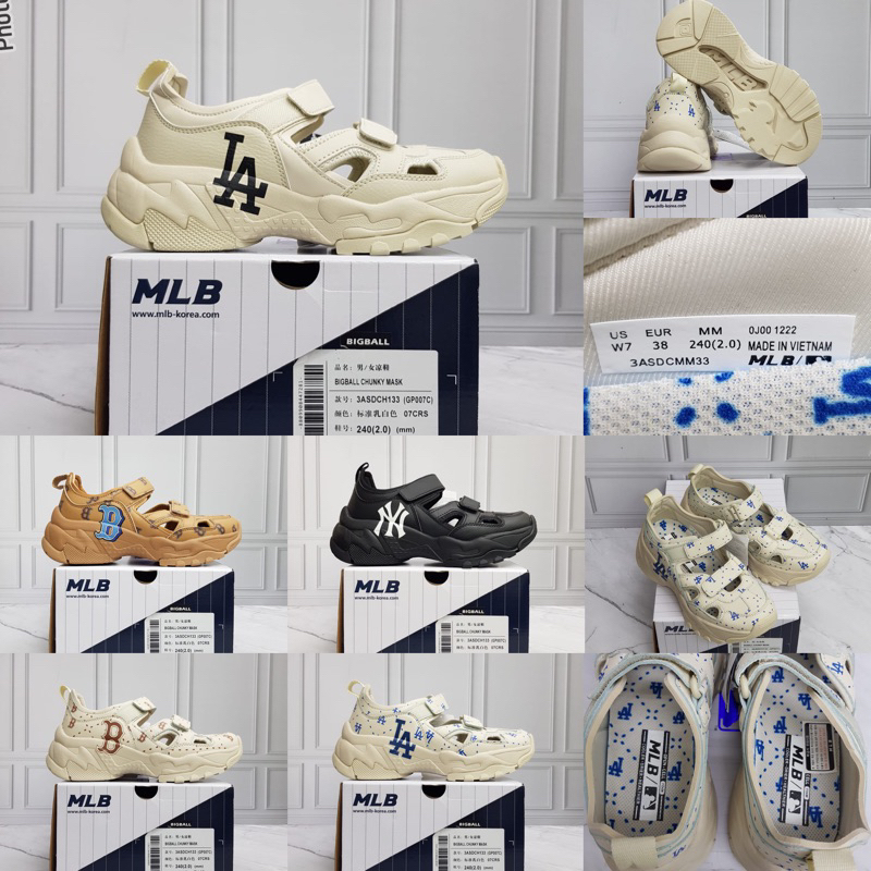 TERMURAH Sepatu MLB Chunky NY Yankee / New York Yankees / Sneakers / Sneaker / Sepatu Fashion wanita