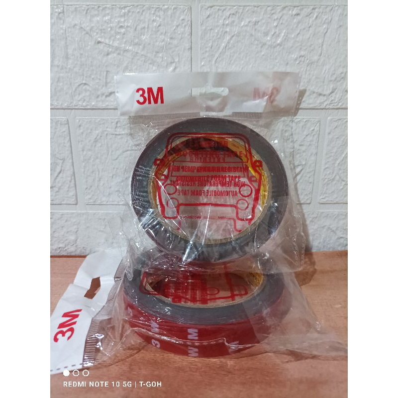 doble tape 3m exterior merah kuat double tape 3m merah dobel tape 3m merah