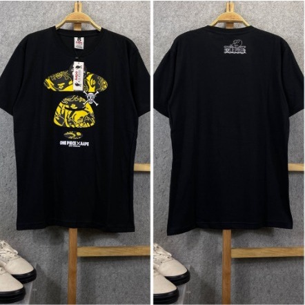 KAOS TSHIRT BAPE A BATHING AAPE X ONE PIECE LENGAN MIRROR 1:1 FULLTAG