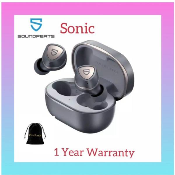 Dijual Soundpeats Sonic TWS Earphone Earbuds Bluetooth 5.2 QCC APTX H1 Lite - TWS ONLY Diskon