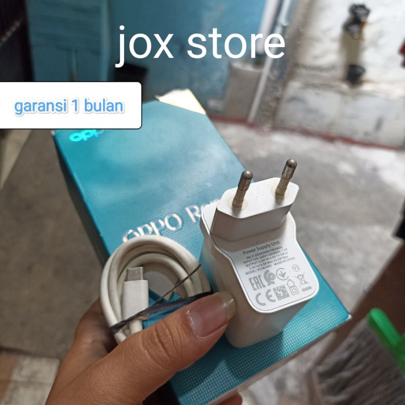 Charger Oppo Reno 4 Copotan bekas ori bawaan hp