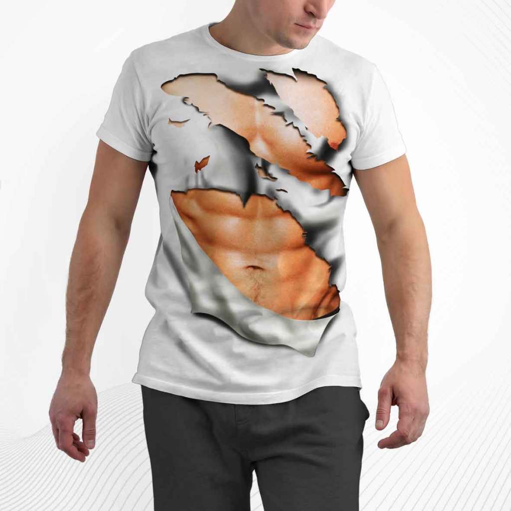 KAOS FULL PRINT UNIK DISTRO MOTIF 3D SIXPACK ROBEK FULLPRINTING PRIA WANITA ANAK BISA CUSTOM