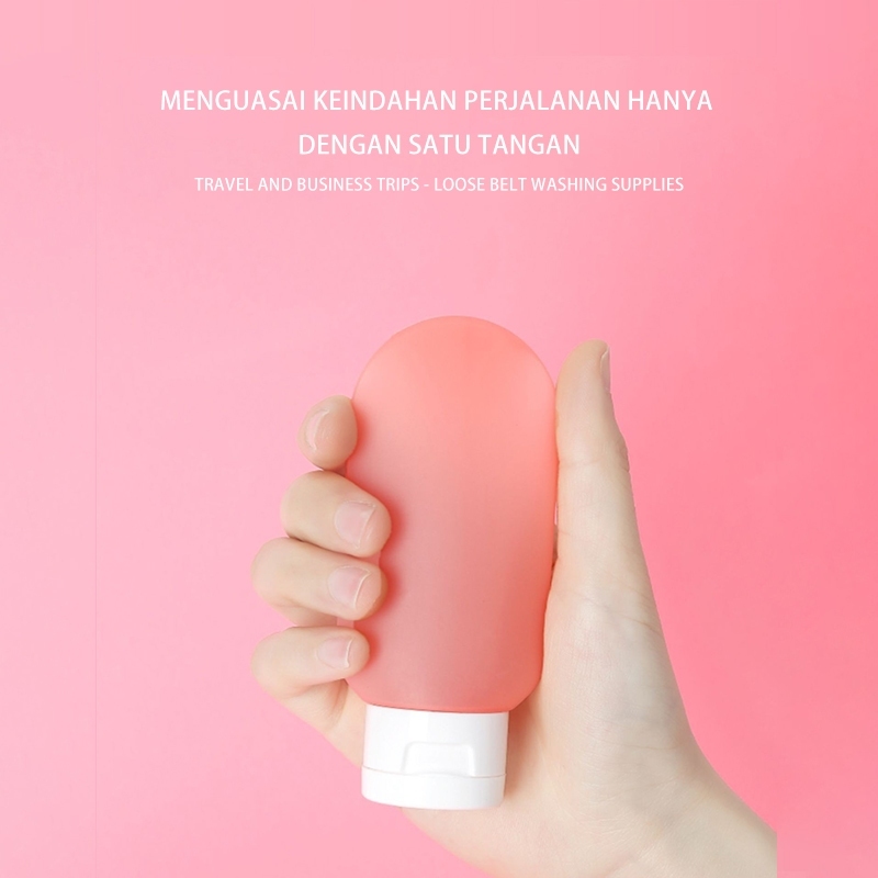 Botol 60ml Sabun Shampoo Lotion Travelling Wadah Tempat Sabun Cair Bahan Travel Bottle