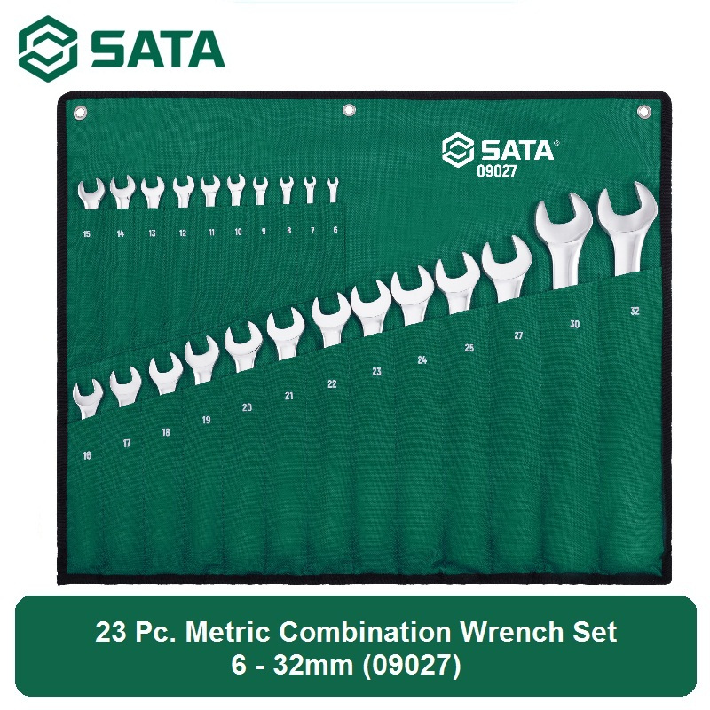 SATA Tools 23 Pcs. Kunci Ring Pas Set
