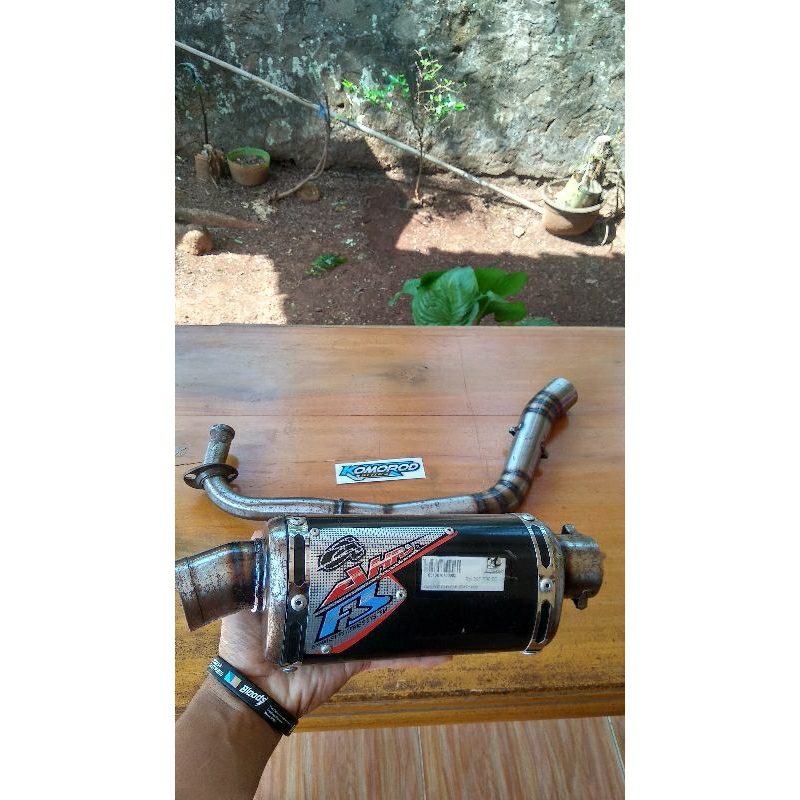 KNALPOT F3 CLEAR BEAT KARBU AHRS ORIGINAL