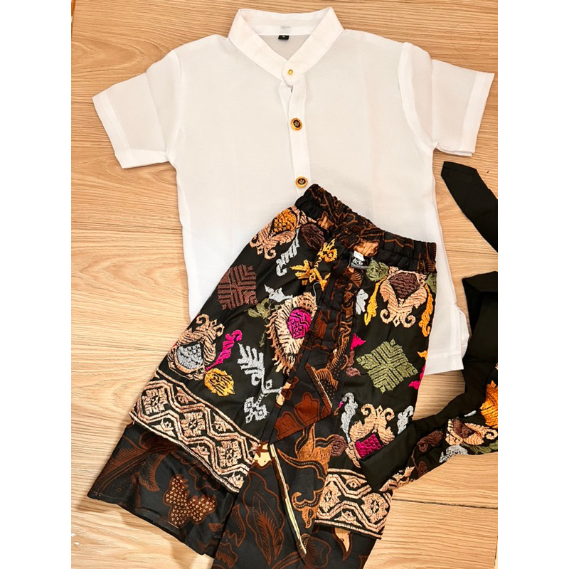 preloved baju anak laki laki adat bali 1 set second bekas