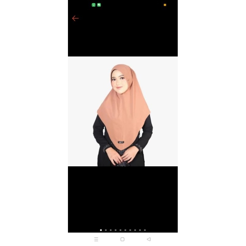 hijab bergo alwira bulan sabit ukuran m