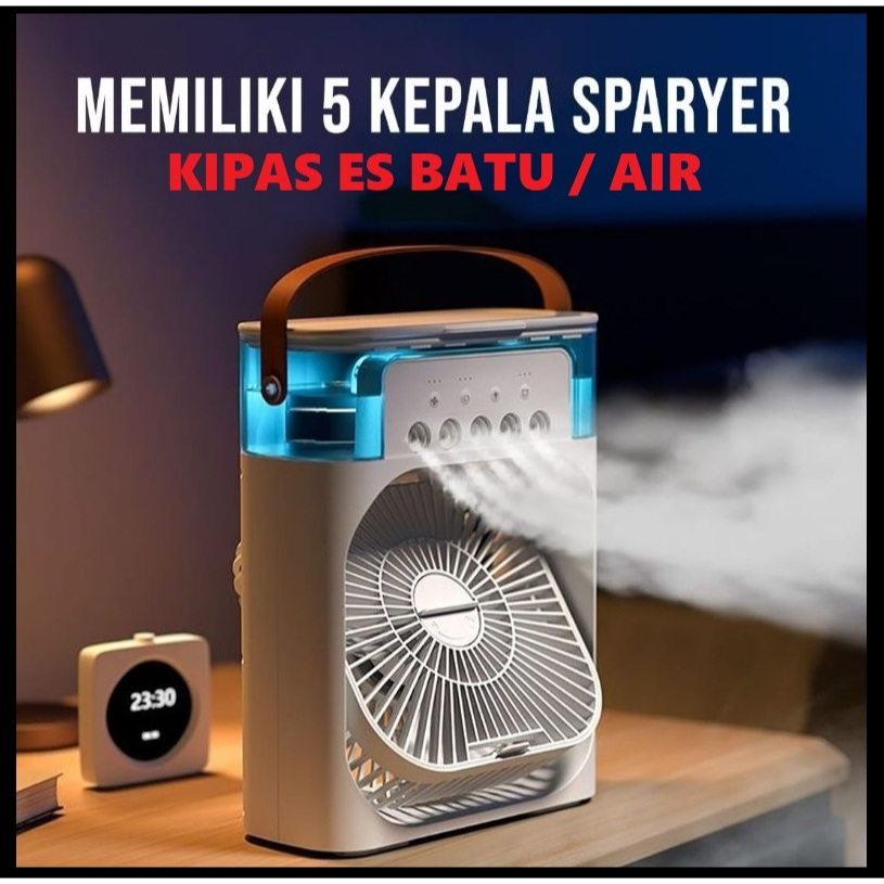 RUMAH PERALATAN RUMAH - Air cooling fan KIPAS ANGIN PENDINGIN MINI AC - KIPAS ES BATU - AIR COOLER M