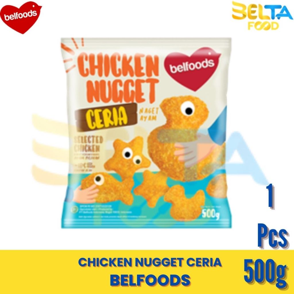 

Belfoods Chicken Nugget Ceria 500g Nugget Karakter