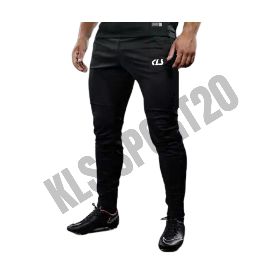Trackpants KLS Celana Training Pria Wanita Panjang Jumbo Track Pants Trening Olahraga Zipper Resleti