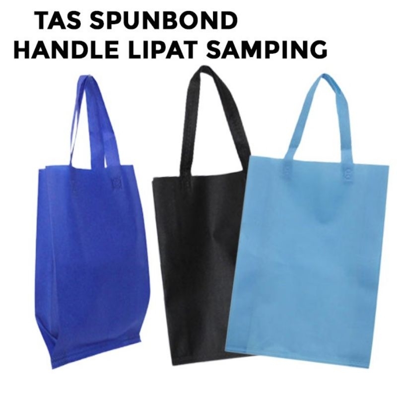 

Goodie Bag Polos Spunbond Handle Lipat Samping 75 GSM 38x45cm - Isi 12