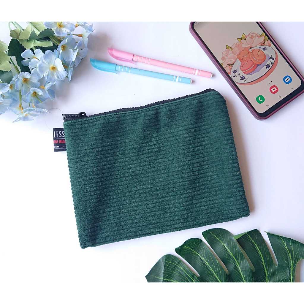 

Limitless - Pouch SUJIN Bahan Kain CORDUROY Carington / Dompet Serbaguna Handphone Pria Wanita
