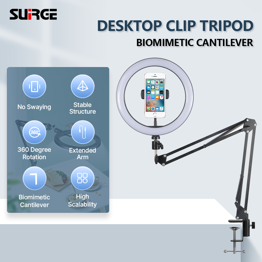 SUIRGE Tripod Hp Mobile For Live Streaming Video Phone Selfie Holder Tripod Stand