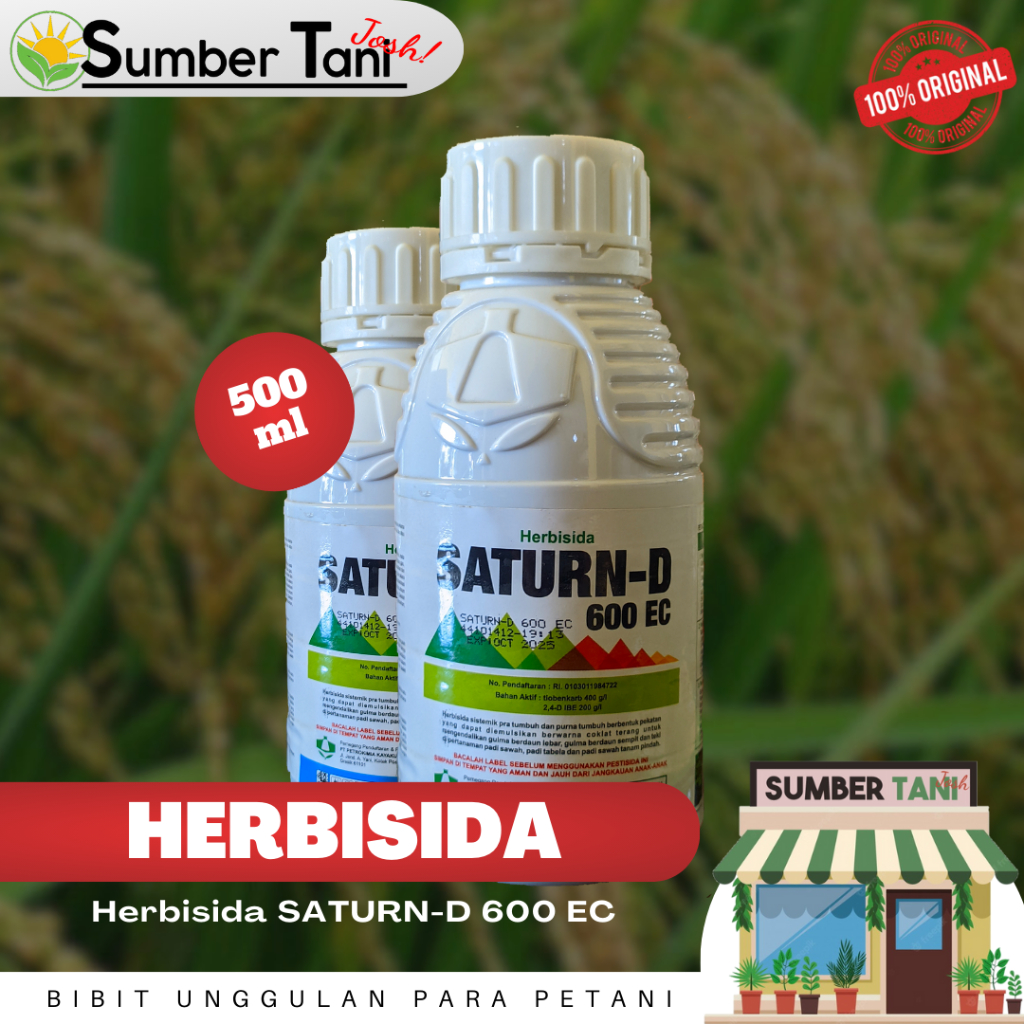 HERBISIDA SATURN-D 600EC Kemasan 500ml