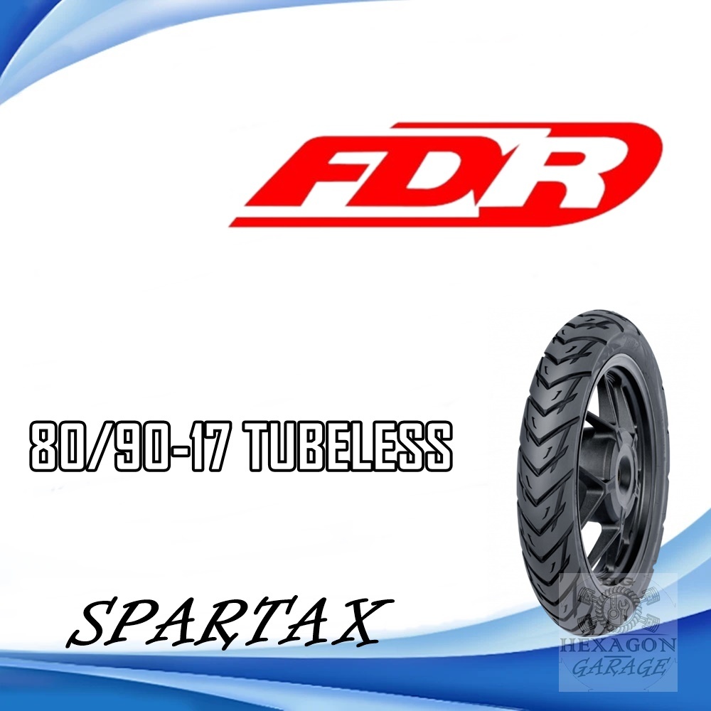 Ban Motor FDR Spartax 80/90-17 Tubeless Ring 17