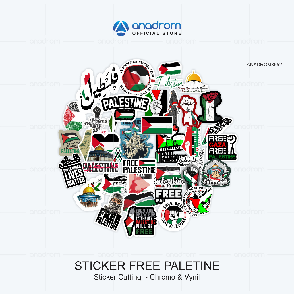 

Sticker Free Palestine | Sticker Aesthetic Palestina | Anadrom 3552
