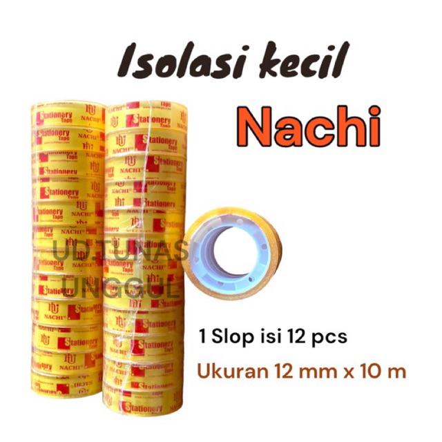 [ 12pcs] ISOLASI NACHI KECIL / ISOLASI BENING