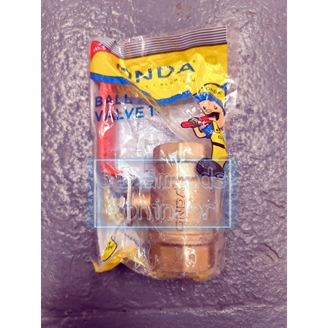 BALL VALVE ONDA 1" KUNINGAN