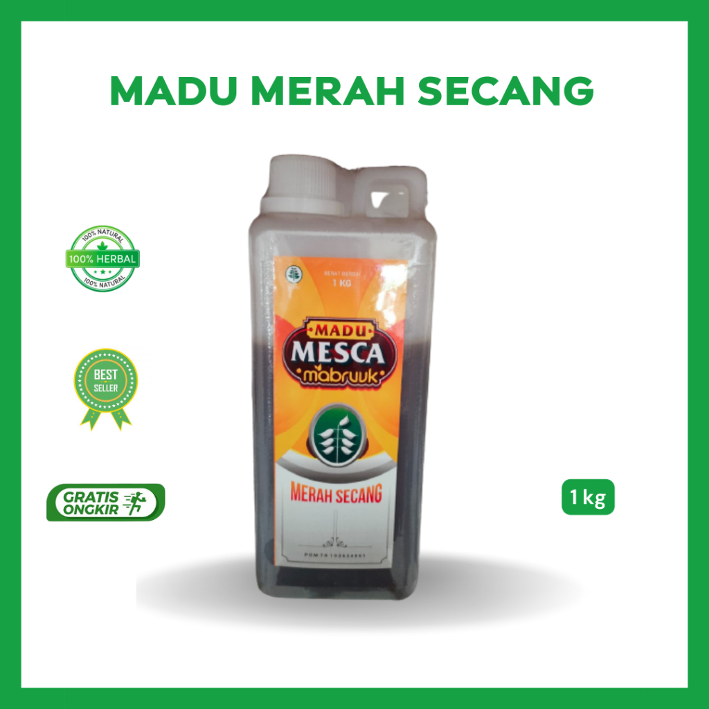 

Madu Mesca 1kg - Madu Merah Secang Mabruk