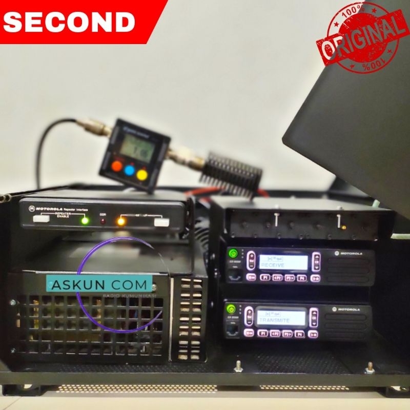 REPEATER MOTOROLA CDR500 SECOND ORIGINAL SIAP PANCAR